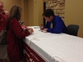 Lars girl signing